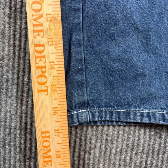 John Deere Kids Boys Blue Denim Overalls Size 6 Adjustable Straps Farming Style - Picture 6 of 9